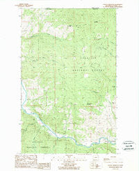 Vulcan Mountain Washington Historical topographic map, 1:24000 scale, 7.5 X 7.5 Minute, Year 1988