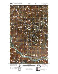 Vulcan Mountain Washington Historical topographic map, 1:24000 scale, 7.5 X 7.5 Minute, Year 2011