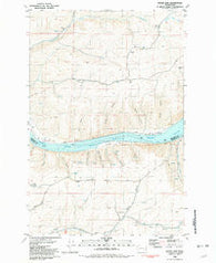 Wades Bar Washington Historical topographic map, 1:24000 scale, 7.5 X 7.5 Minute, Year 1981