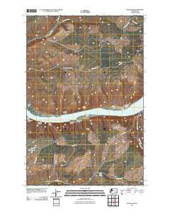 Wades Bar Washington Historical topographic map, 1:24000 scale, 7.5 X 7.5 Minute, Year 2011
