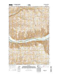 Wades Bar Washington Current topographic map, 1:24000 scale, 7.5 X 7.5 Minute, Year 2014