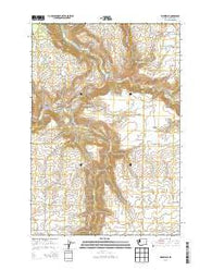 Wahkiacus Washington Current topographic map, 1:24000 scale, 7.5 X 7.5 Minute, Year 2014
