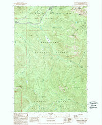 Wahpenayo Peak Washington Historical topographic map, 1:24000 scale, 7.5 X 7.5 Minute, Year 1989