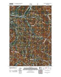 Wahpenayo Peak Washington Historical topographic map, 1:24000 scale, 7.5 X 7.5 Minute, Year 2011