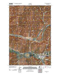 Waitsburg Washington Historical topographic map, 1:24000 scale, 7.5 X 7.5 Minute, Year 2011