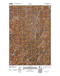Waitsburg NW Washington Historical topographic map, 1:24000 scale, 7.5 X 7.5 Minute, Year 2011