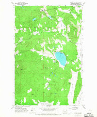 Waitts Lake Washington Historical topographic map, 1:24000 scale, 7.5 X 7.5 Minute, Year 1965