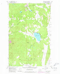 Waitts Lake Washington Historical topographic map, 1:24000 scale, 7.5 X 7.5 Minute, Year 1965