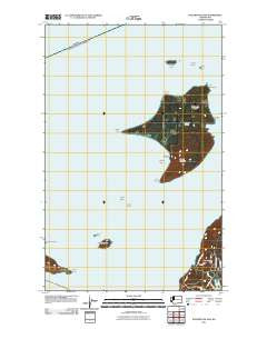 Waldron Island Washington Historical topographic map, 1:24000 scale, 7.5 X 7.5 Minute, Year 2011