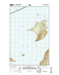 Waldron Island Washington Current topographic map, 1:24000 scale, 7.5 X 7.5 Minute, Year 2014