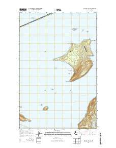 Waldron Island Washington Current topographic map, 1:24000 scale, 7.5 X 7.5 Minute, Year 2014