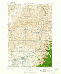 Walla Walla Washington Historical topographic map, 1:125000 scale, 30 X 30 Minute, Year 1919