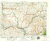 Walla Walla Washington Historical topographic map, 1:250000 scale, 1 X 2 Degree, Year 1953