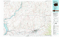 Walla Walla Washington Historical topographic map, 1:100000 scale, 30 X 60 Minute, Year 1980