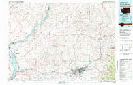 Walla Walla Washington Historical topographic map, 1:100000 scale, 30 X 60 Minute, Year 1980