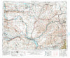 Walla Walla Washington Historical topographic map, 1:250000 scale, 1 X 2 Degree, Year 1953