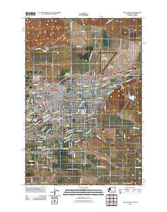 Walla Walla Washington Historical topographic map, 1:24000 scale, 7.5 X 7.5 Minute, Year 2011