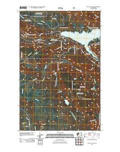 Wallace Lake Washington Historical topographic map, 1:24000 scale, 7.5 X 7.5 Minute, Year 2011