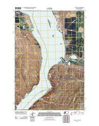 Wallula Washington Historical topographic map, 1:24000 scale, 7.5 X 7.5 Minute, Year 2011