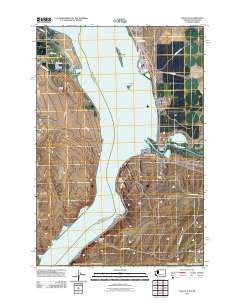 Wallula Washington Historical topographic map, 1:24000 scale, 7.5 X 7.5 Minute, Year 2011