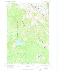 Walupt Lake Washington Historical topographic map, 1:24000 scale, 7.5 X 7.5 Minute, Year 1970