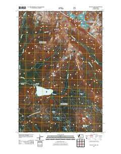 Walupt Lake Washington Historical topographic map, 1:24000 scale, 7.5 X 7.5 Minute, Year 2011