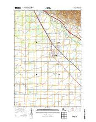 Wapato Washington Current topographic map, 1:24000 scale, 7.5 X 7.5 Minute, Year 2013