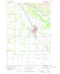 Wapato Washington Historical topographic map, 1:24000 scale, 7.5 X 7.5 Minute, Year 1958