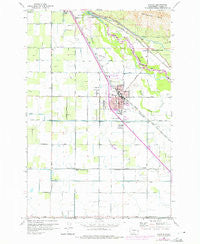 Wapato Washington Historical topographic map, 1:24000 scale, 7.5 X 7.5 Minute, Year 1958