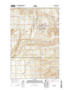 Warden Washington Current topographic map, 1:24000 scale, 7.5 X 7.5 Minute, Year 2014