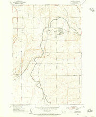 Warden Washington Historical topographic map, 1:24000 scale, 7.5 X 7.5 Minute, Year 1954