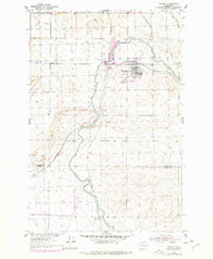 Warden Washington Historical topographic map, 1:24000 scale, 7.5 X 7.5 Minute, Year 1954