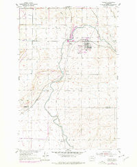 Warden Washington Historical topographic map, 1:24000 scale, 7.5 X 7.5 Minute, Year 1954