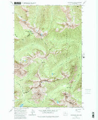 Washington Pass Washington Historical topographic map, 1:24000 scale, 7.5 X 7.5 Minute, Year 1963
