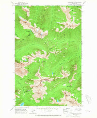 Washington Pass Washington Historical topographic map, 1:24000 scale, 7.5 X 7.5 Minute, Year 1963