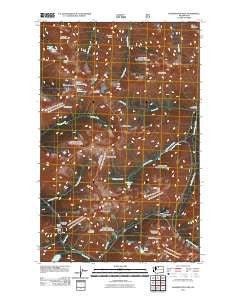 Washington Pass Washington Historical topographic map, 1:24000 scale, 7.5 X 7.5 Minute, Year 2011