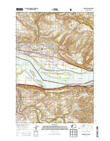 Washougal Washington Current topographic map, 1:24000 scale, 7.5 X 7.5 Minute, Year 2013