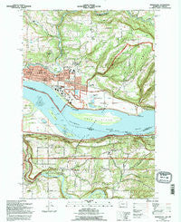 Washougal Washington Historical topographic map, 1:24000 scale, 7.5 X 7.5 Minute, Year 1994