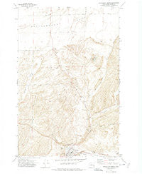Washtucna North Washington Historical topographic map, 1:24000 scale, 7.5 X 7.5 Minute, Year 1972