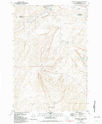 Washtucna South Washington Historical topographic map, 1:24000 scale, 7.5 X 7.5 Minute, Year 1981