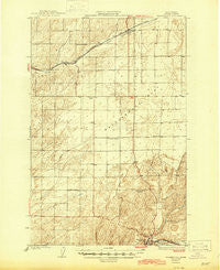 Washtucna Washington Historical topographic map, 1:62500 scale, 15 X 15 Minute, Year 1925