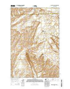 Washtucna South Washington Current topographic map, 1:24000 scale, 7.5 X 7.5 Minute, Year 2014
