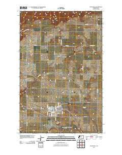 Waterville Washington Historical topographic map, 1:24000 scale, 7.5 X 7.5 Minute, Year 2011