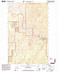 Wauconda Summit Washington Historical topographic map, 1:24000 scale, 7.5 X 7.5 Minute, Year 2001