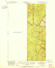 Wauconda Washington Historical topographic map, 1:62500 scale, 15 X 15 Minute, Year 1951