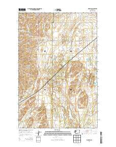 Waukon Washington Current topographic map, 1:24000 scale, 7.5 X 7.5 Minute, Year 2014