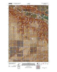 Webber Canyon Washington Historical topographic map, 1:24000 scale, 7.5 X 7.5 Minute, Year 2011