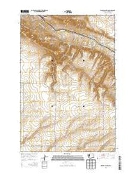 Webber Canyon Washington Current topographic map, 1:24000 scale, 7.5 X 7.5 Minute, Year 2013