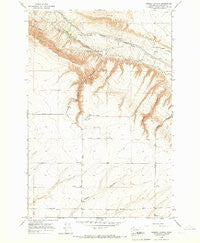 Weber Canyon Washington Historical topographic map, 1:24000 scale, 7.5 X 7.5 Minute, Year 1965
