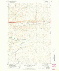 Weber Washington Historical topographic map, 1:24000 scale, 7.5 X 7.5 Minute, Year 1967